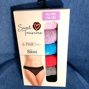 Secret Treasures Cotton Stretch Brief Panties Size XXL